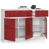 KOMODA K140 3D 3SZ CLP CZERWONY POŁYSK