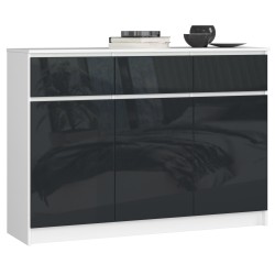 KOMODA K140 3D 3SZ CLP GRAFIT POŁYSK