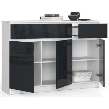 KOMODA K140 3D 3SZ CLP GRAFIT POŁYSK