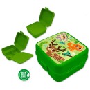 Animals Into the Forest multi-compartment lunch box, sandwich box