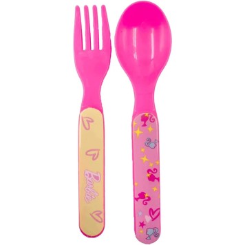 Barbie Love sandwich box + cutlery set