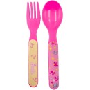 Barbie Love sandwich box + cutlery set