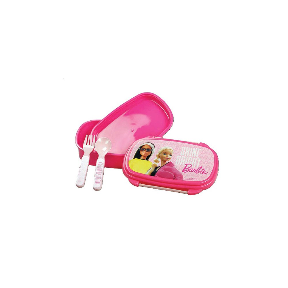 Barbie Shine Bright sandwich box + cutlery set