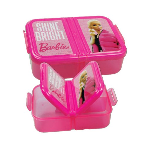 Barbie Shine Bright multi-compartment lunch box, sandwich box