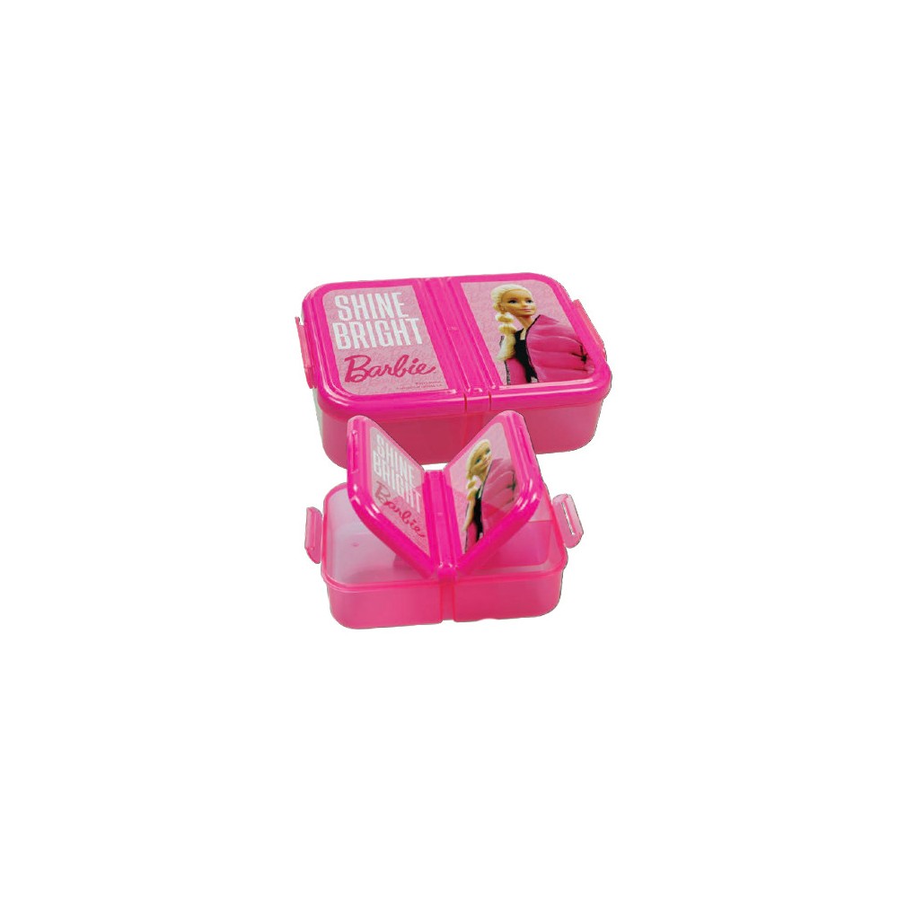 Barbie Shine Bright multi-compartment lunch box, sandwich box