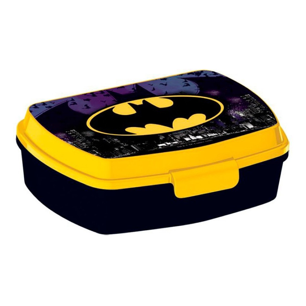 Batman Bat Signal funny plastic sandwich box