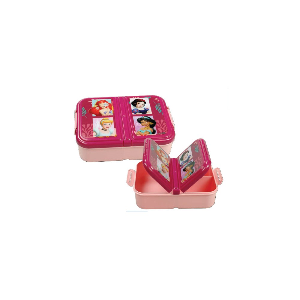 Disney Princess multi-compartment lunch box, sandwich box