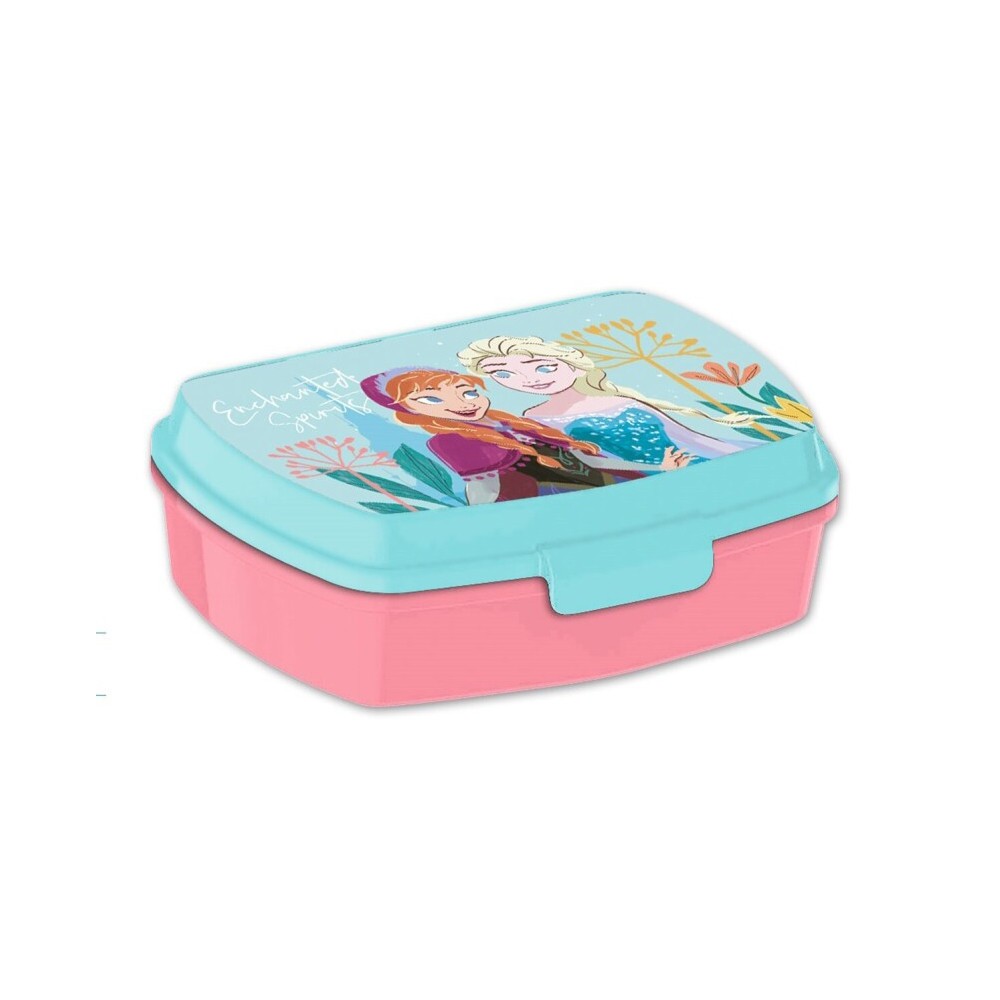 Disney Frozen Enchanted funny plastic sandwich box
