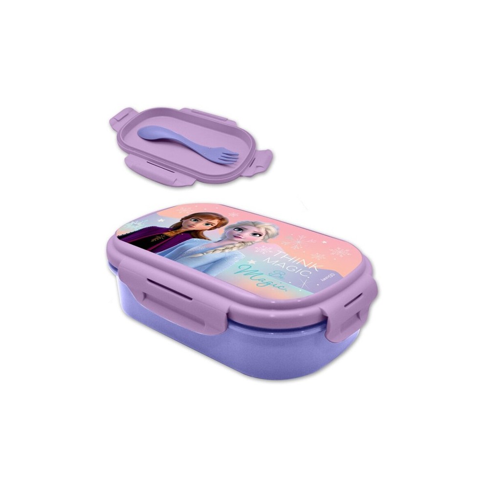 Disney Frozen Light Sandwich Box + Cutlery Set