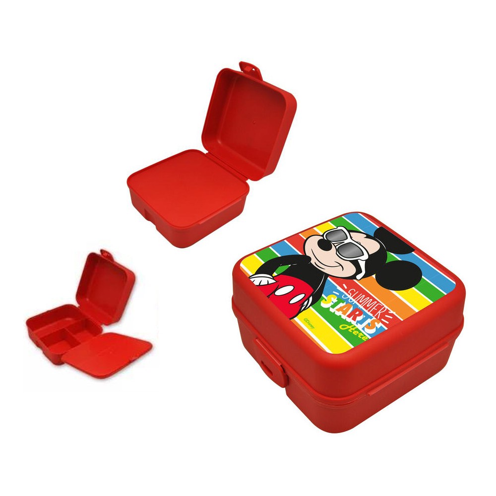 Disney Mickey  Summer multi-compartment lunch box, sandwich box