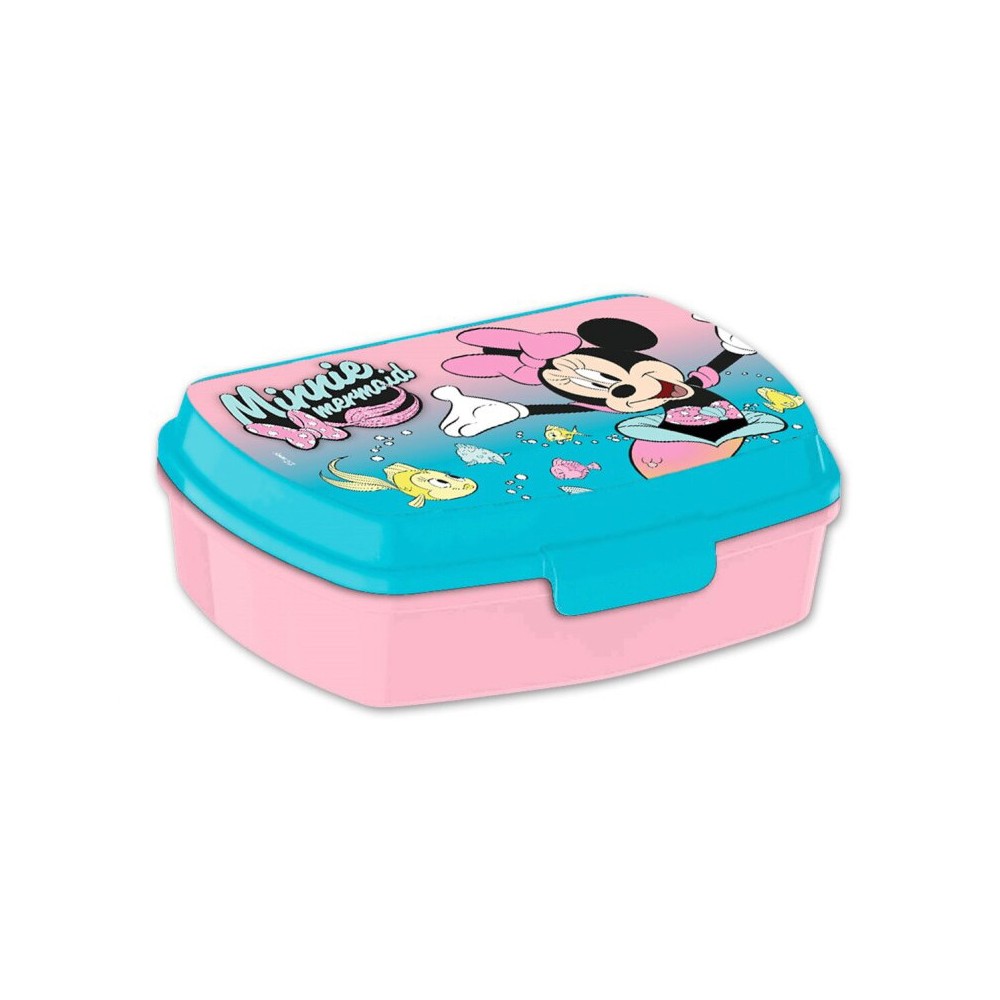 Disney Minnie  Mermaid funny plastic sandwich box