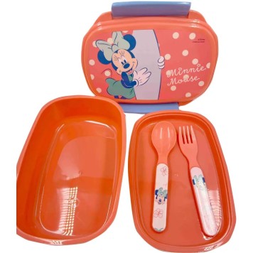 Disney Minnie  Summer sandwich box + cutlery set