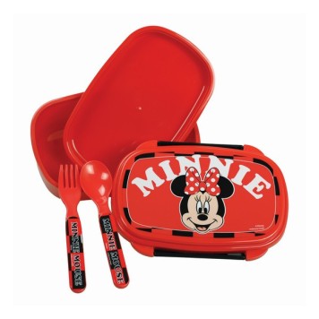 Disney Minnie  Surf sandwich box + cutlery set