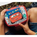 Disney Cars Lets Race funny Plastic Sandwich Box