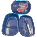 Disney Cars RPM sandwich box + cutlery set