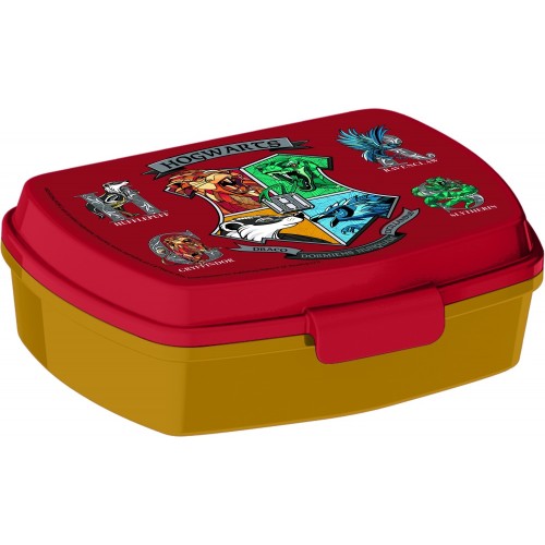 Harry Potter School Shields funny Plastic sandwich box