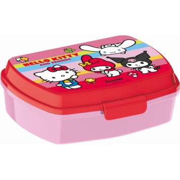 Hello Kitty and Friends funny plastic sandwich box