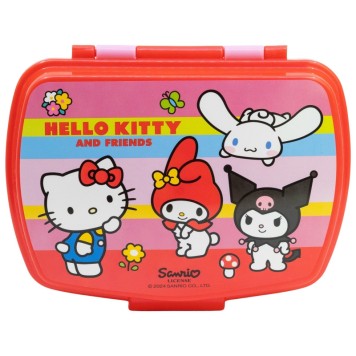 Hello Kitty and Friends funny plastic sandwich box