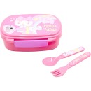 Hello Kitty Unicorn sandwich box + cutlery set