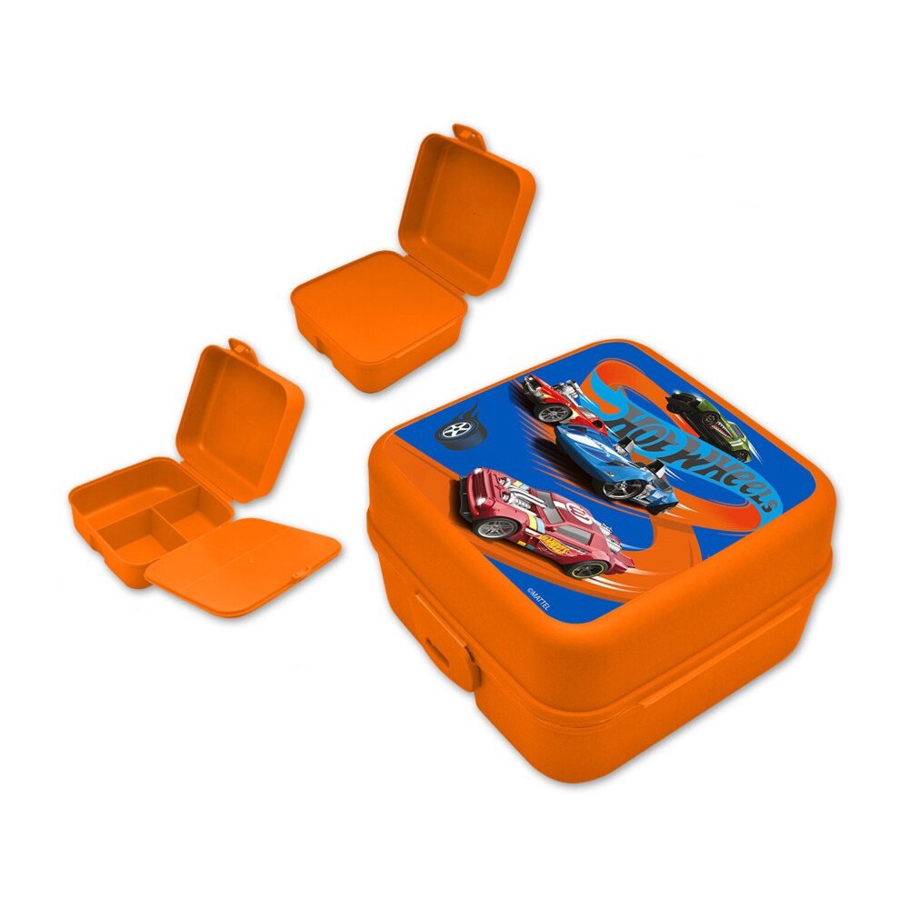 Hot Wheels multi-compartment lunch box, sandwich box