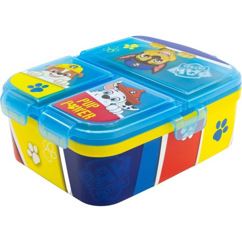 Paw Patrol Pup Power multiple compartment lunchbox, sandwich box