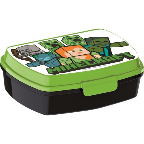 Minecraft Creeper funny plastic sandwich box