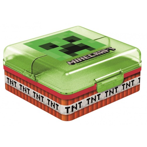 Minecraft multi-compartment lunch box, sandwich box
