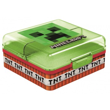 Minecraft multi-compartment lunch box, sandwich box