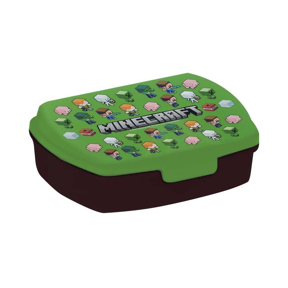 Minecraft Green funny plastic sandwich box