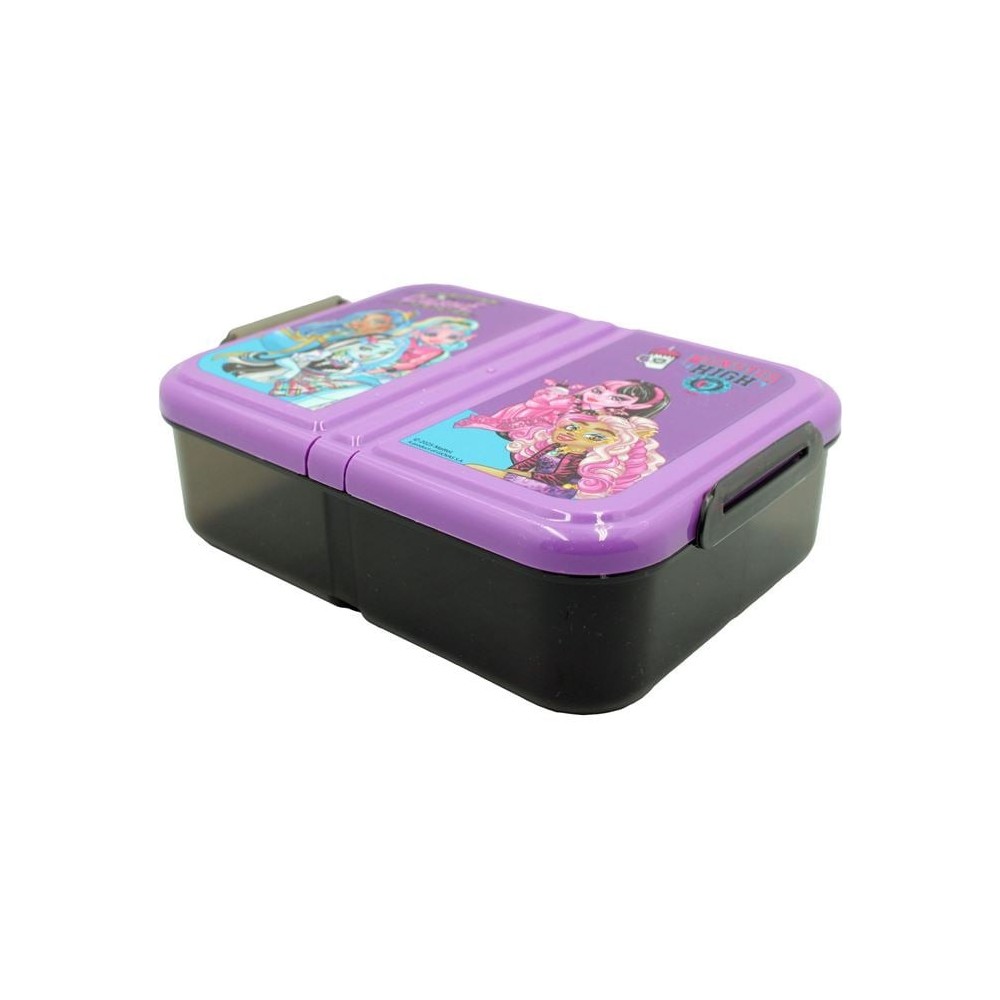 Monster High Clawsome multi-compartment lunch box, sandwich box
