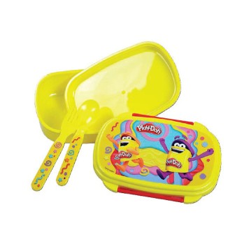 Play-Doh Happy sandwich box + cutlery set