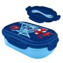 Spiderman Blue Web sandwich box + cutlery set
