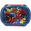Spiderman Splotch sandwich box + cutlery set