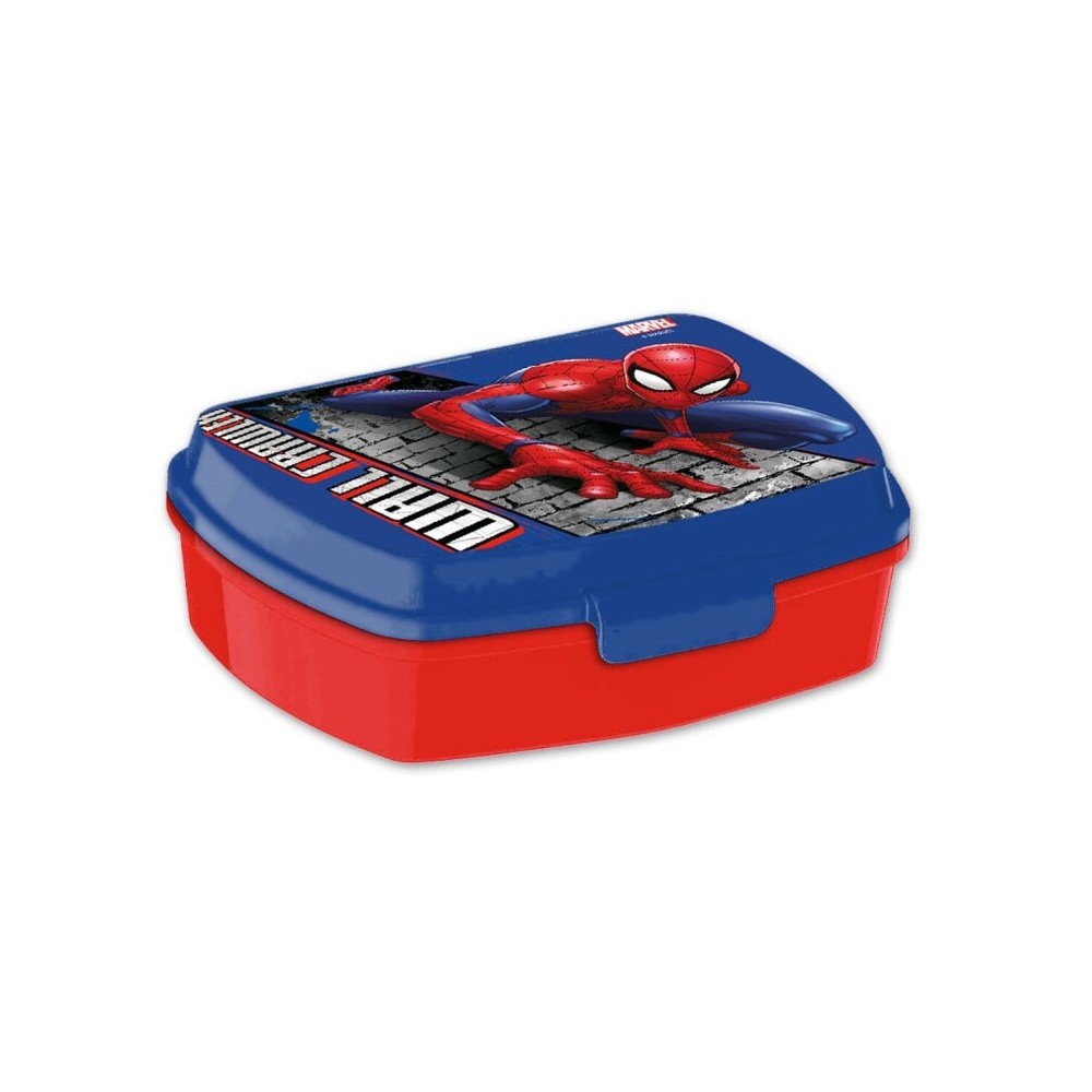 Spiderman Wall funny plastic sandwich box