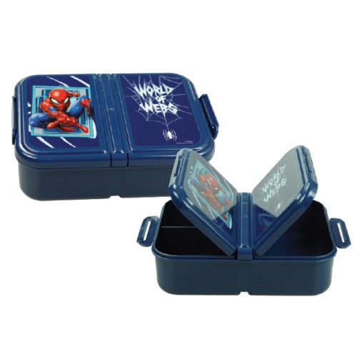 Spiderman World multi-compartment lunch box, sandwich box