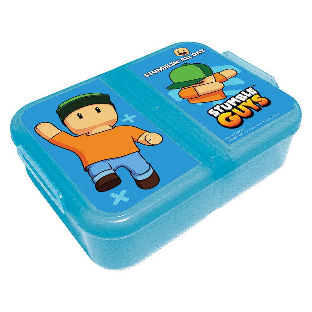 Stumble Guys All Day multi-compartment lunch box, sandwich box
