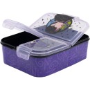 Wednesday Nevermore Academy compartmentalized lunch box, sandwich box