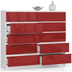 KOMODA K140 10SZ CLP PK CZERWONY POŁYSK