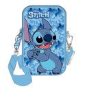 Disney Lilo and Stitch Blue Deluxe phone holder bag 18 cm