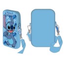 Disney Lilo and Stitch Blue Deluxe phone holder bag 18 cm