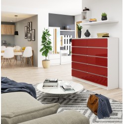 KOMODA K140 10SZ CLP PK CZERWONY POŁYSK