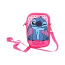 Disney Lilo and Stitch Pink Deluxe phone holder bag 18 cm