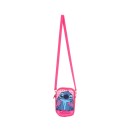 Disney Lilo and Stitch Pink Deluxe phone holder bag 18 cm