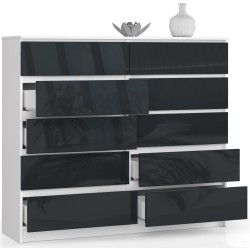 KOMODA K140 10SZ CLP PK GRAFIT POŁYSK