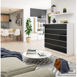 KOMODA K140 10SZ CLP PK GRAFIT POŁYSK