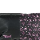Hello Kitty Black Kuromi bag, shoulder bag with wallet 27 cm