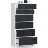 KOMODA K60 6SZ CLP PK GRAFIT POŁYSK