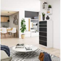 KOMODA K60 6SZ CLP PK GRAFIT POŁYSK