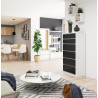 KOMODA K60 6SZ CLP PK GRAFIT POŁYSK