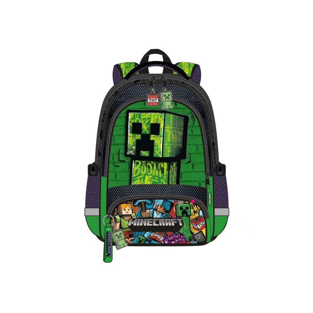 Minecraft Blocky Boom school bag, backpack 42 cm